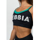 NEBBIA :ТОП DOUBLE LAYER LIGHT-SUPPORT SPORTS BRA FLEX 241 "BLACK"