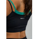 NEBBIA :ТОП DOUBLE LAYER LIGHT-SUPPORT SPORTS BRA FLEX 241 "BLACK"