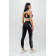 NEBBIA : ЛЕГГИНСЫ HIGH WAISTED SIDE STRIPE LEGGINGS ICONIC 209 "BLACK "