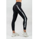 NEBBIA : ЛЕГГИНСЫ HIGH WAISTED SIDE STRIPE LEGGINGS ICONIC 209 "BLACK "