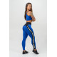 NEBBIA : ЛЕГГИНСЫ HIGH WAISTED SIDE STRIPE LEGGINGS ICONIC 209 "BLUE"