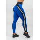 NEBBIA : ЛЕГГИНСЫ HIGH WAISTED SIDE STRIPE LEGGINGS ICONIC 209 "BLUE"