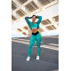 NEBBIA : ЛЕГІНСИ HIGH WAISTED SIDE STRIPE LEGGINGS ICONIC 209 "GREEN"