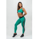 NEBBIA : ЛЕГГИНСЫ HIGH WAISTED SIDE STRIPE LEGGINGS ICONIC 209 "GREEN"