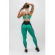 NEBBIA : ЛЕГГИНСЫ HIGH WAISTED SIDE STRIPE LEGGINGS ICONIC 209 "GREEN"