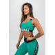 NEBBIA : ЛЕГІНСИ HIGH WAISTED SIDE STRIPE LEGGINGS ICONIC 209 "GREEN"