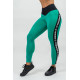 NEBBIA : ЛЕГІНСИ HIGH WAISTED SIDE STRIPE LEGGINGS ICONIC 209 "GREEN"