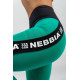 NEBBIA : ЛЕГГИНСЫ HIGH WAISTED SIDE STRIPE LEGGINGS ICONIC 209 "GREEN"