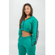 NEBBIA : ХУДІ CROPPED ZIP-UP HOODIE ICONIC 254 "GREEN"