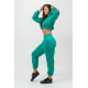 NEBBIA : ХУДИ CROPPED ZIP-UP HOODIE ICONIC 254 "GREEN"