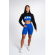 NEBBIA : ХУДІ DESIGNER CROPPED HOODIE GYM TIME 259 "BLACK"