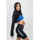 NEBBIA : ХУДІ DESIGNER CROPPED HOODIE GYM TIME 259 "BLACK"