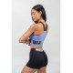 NEBBIA : ШОРТИ HIGH WAISTED LEGGING SHORTS GLUTE PUMP 240 "BLACK"