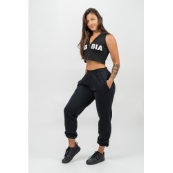 NEBBIA : ШТАНИ OVERSIZED JOGGERS WITH POCKETS GYM TIME 281 "BLACK"