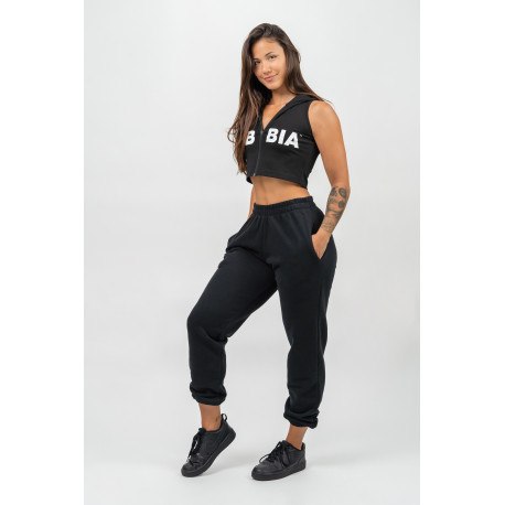 NEBBIA : ШТАНИ OVERSIZED JOGGERS WITH POCKETS GYM TIME 281 "BLACK"