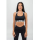 NEBBIA :ТОП MEDIUM-SUPPORT CRISS CROSS SPORTS BRA ICONIC 230 "BLACK "