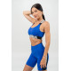 NEBBIA :ТОП MEDIUM-SUPPORT CRISS CROSS SPORTS BRA ICONIC 230 "BLUE"