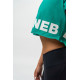 NEBBIA :ТОП OVERSIZED CROP TOP POWERHOUSE 279 "GREEN "