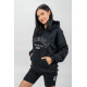 NEBBIA : ХУДИ BRANDED OVERSIZED HOODIE GYM RAT 256 "BLACK"