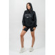 NEBBIA : ХУДИ BRANDED OVERSIZED HOODIE GYM RAT 256 "BLACK"