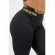 NEBBIA : ЛЕГГІНСИ WOMEN'S CLASSIC HIGH WAIST LEGGINGS INTENSE PERFORM 840 "BLACK/GOLD"