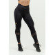 NEBBIA : ЛЕГГІНСИ WOMEN'S HIGH WAIST PUSH-UP LEGGINGS INTENSE HEART-SHAPED 843 "BLACK/GOLD"