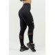 NEBBIA : ЛЕГГІНСИ WOMEN'S HIGH WAIST PUSH-UP LEGGINGS INTENSE HEART-SHAPED 843 "BLACK/GOLD"