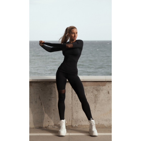 NEBBIA : ЛЕГГИНСЫ SPORTY SMART POCKET HIGH-WAIST LEGGINGS 404 "BLACK"