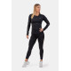 NEBBIA : ЛОНГСЛИВ LONG SLEEVE SMART POCKET SPORTY TOP 418 "BLACK"