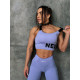 NEBBIA :ТОП PADDED HIGH-IMPACT SPORTS BRA GYM TIME 231 "LIGHT PURPLE"