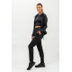 NEBBIA : КУРТКА SHINY ZIP UP WORKOUT JACKET SLEEK 481 "BLACK"