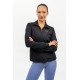 NEBBIA : КУРТКА SHINY ZIP UP WORKOUT JACKET SLEEK 481 "BLACK"