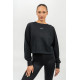 NEBBIA : ХУДИ CROP CREW NECK SWEATSHIRT GYM SPIRIT 483 "BLACK"