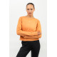 NEBBIA : ХУДИ CROP CREW NECK SWEATSHIRT GYM SPIRIT 483 "ORANGE"