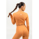 NEBBIA : ТОП CROPPED LONG SLEEVE TOP ELEVATED 468 \"ORANGE\"