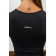 NEBBIA : МАЙКА CROPPED TANK TOP CONFIDENCE 476 "BLACK"