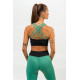 NEBBIA : ТОП HIGH-IMPACT PADDED SPORTS BRA SIGNATURE 472 "GREEN"