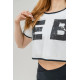 NEBBIA :ТОП OVERSIZED CROP TOP GAME ON 610 "WHITE"