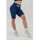 NEBBIA : ВЕЛОСИПІДКИ HIGH WAISTED BIKER SHORTS 10'' GYM THERAPY 628 "DARK BLUE"