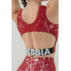 NEBBIA : МАЙКА CROP TANK TOP ROUGH GIRL 617 "RED"