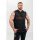 NEBBIA : КОФТА SLEEVELESS HOODIE SWEATSHIRT IRON BEAST 710 BLACK