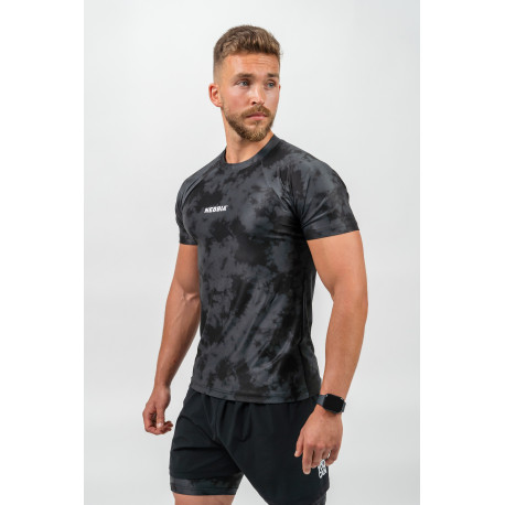 NEBBIA : ФУТБОЛКА CAMOUFLAGE COMPRESSION T-SHIRT MAXIMUM 338 BLACK