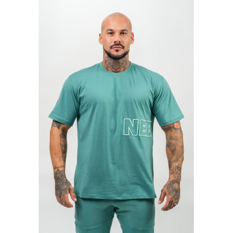 NEBBIA : ФУТБОЛКА LOOSE T-SHIRT DEDICATION 709 GREEN