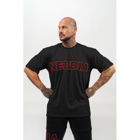 NEBBIA : ФУТБОЛКА LOOSE T-SHIRT LEGACY 711 BLACK