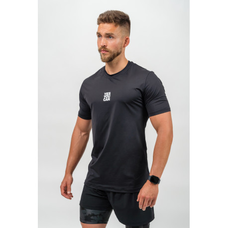 NEBBIA : ФУТБОЛКА SHORT-SLEEVE SPORTS T-SHIRT RESISTANCE 348 BLACK 