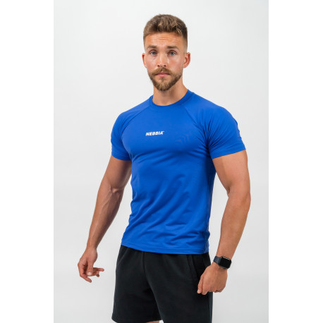 NEBBIA : ФУТБОЛКА WORKOUT COMPRESSION T-SHIRT ENDURANCE 339 BLUE