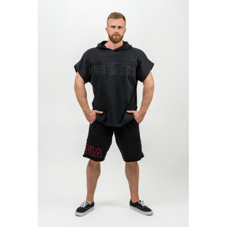 NEBBIA : ШОРТИ GYM SWEATSHORTS STAGE-READY 713 BLACK