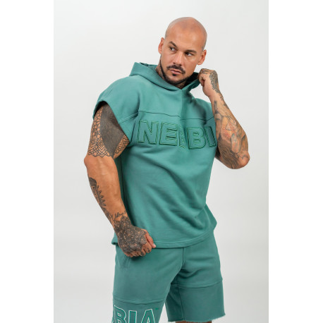 NEBBIA : КОФТА HOODED T-SHIRT GYM RAG TOP CHAMPION 706 GREEN 