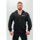 NEBBIA : КОФТА LONG ZIP UP HOODIE BEYOND ORDINARY 707 BLACK