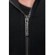 NEBBIA : КОФТА LONG ZIP UP HOODIE BEYOND ORDINARY 707 BLACK